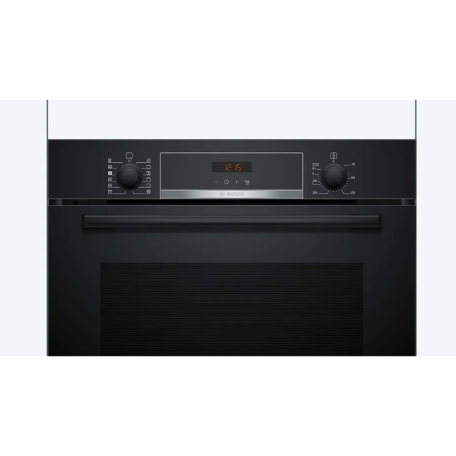 Bosch Series 4 Built-in oven With Added Steam Function - Black | HQA574BB3B - Image 2