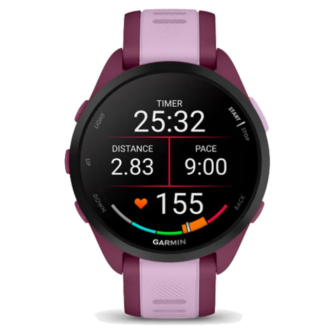 Garmin Forerunner 165 Music Smart Watch - Berry and Lilac | 010-02863-33 - Image 3