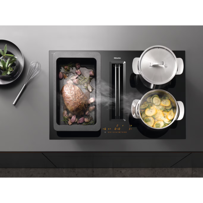 Miele Vented Induction Hob 80cm - Black | KMDA7473-1FL - Image 3