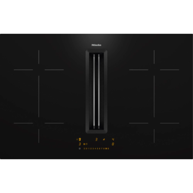 Miele Vented Induction Hob 80cm - Black | KMDA7473FL-U Miele Vented Induction Hob 80cm - Black | KMDA7473FL-U