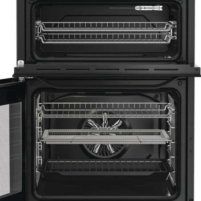 Hotpoint 60cm Freestanding Electric Double Cooker with Air Fryer - Black | HDE6VDCASB1 - Image 5
