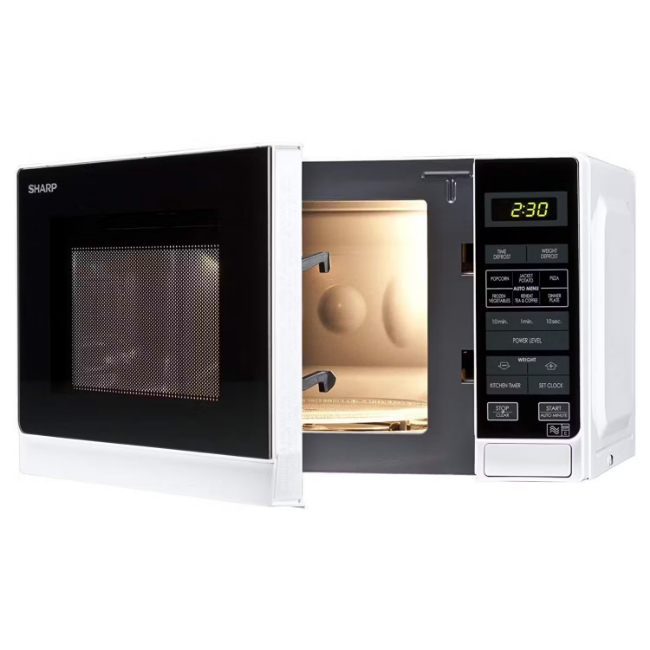 Sharp Microwave 20l 800W - White | R272WM - Image 2