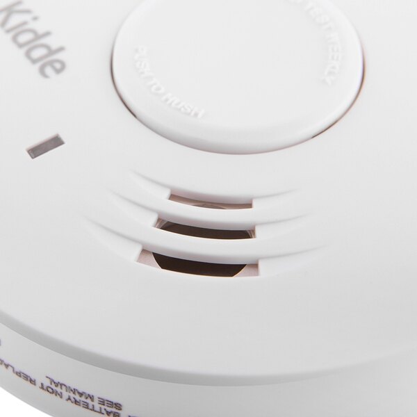 Kidde Battery Powered Smoke Alarm With Hush Button - White | FSK10Y29 - Image 4