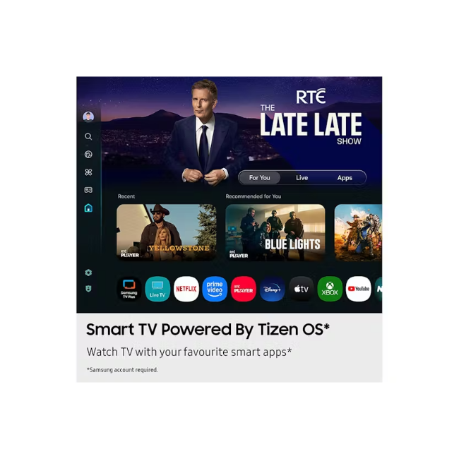 Samsung 55" 4K UHD TV - Black | UE55U8000FKXXU - Image 7