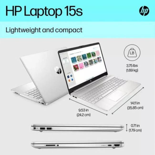 HP 15 Laptop 15.6" I7 8gb/256gb - Silver | 8R527EA-ABU - Image 5