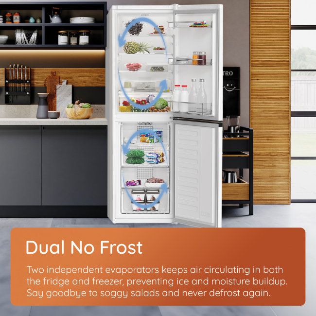 Hotpoint 50:50 Frost Free Fridge Freezer - Black Inox | HPK26363XBR5UK - Image 13 Hotpoint 50:50 Frost Free Fridge Freezer - Black Inox | HPK26363XBR5UK - Image 13