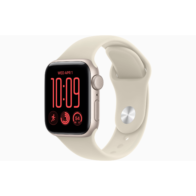 Apple Watch Se 3 | 40mm | Med/Lrg - Starlight & Sand | MJKW4MP-A - Image 2