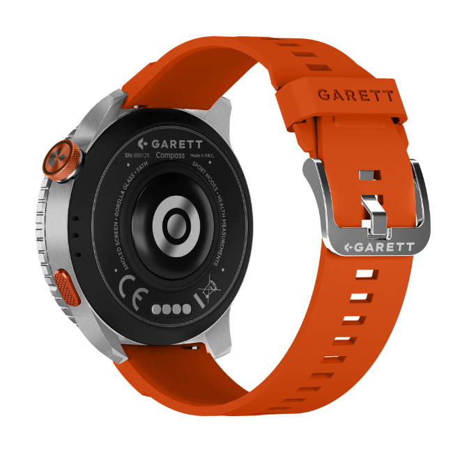 Garret Compass GPS Smartwatch - Silver Steel | COMPASS-SILVR - Image 4