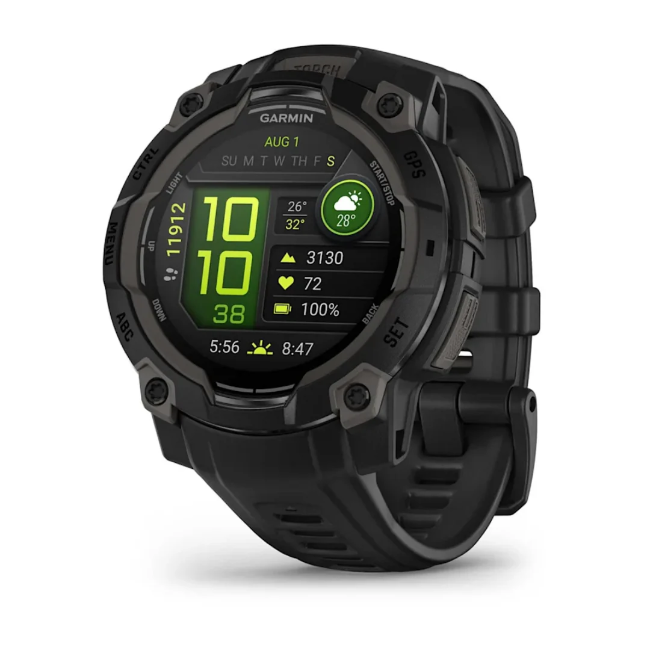 Garmin Instinct 3 Amoled 45 mm Smart Watch - Black | 010-02936-00