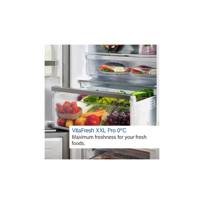 Bosch Serie | 4 91cm French Door Fridge Freezer Inox | KFN96VPEAG - Image 9