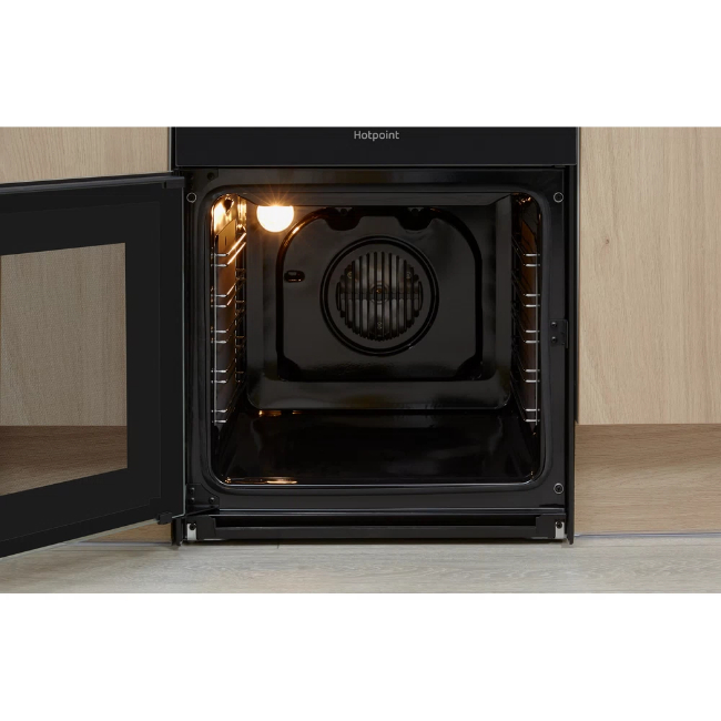 Hotpoint Electric Freestanding Double Cooker 50cm - Black | HD5V93CCB - Image 6