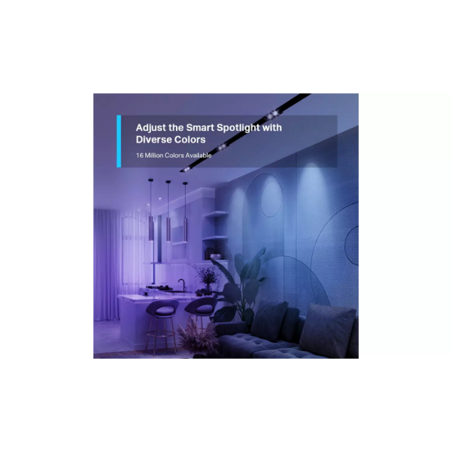 TP Link Tapo Smart Wi-Fi Spotlight Multicolor GU10 LED Spotlight | TAPOL6302PK - Image 3