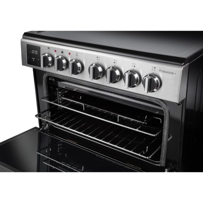 Rangemaster 60cm Professional+ Induction Cooker Stainless Steel with Chrome trim | PROPL60EISS/C - Image 6 Rangemaster 60cm Professional+ Induction Cooker Stainless Steel with Chrome trim | PROPL60EISS/C - Image 6