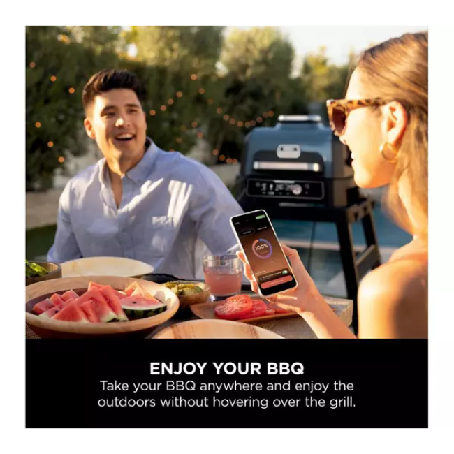 Ninja Woodfire Pro Connect XL Electric BBQ Grill & Smoker - Blue/Black | OG901UK - Image 5