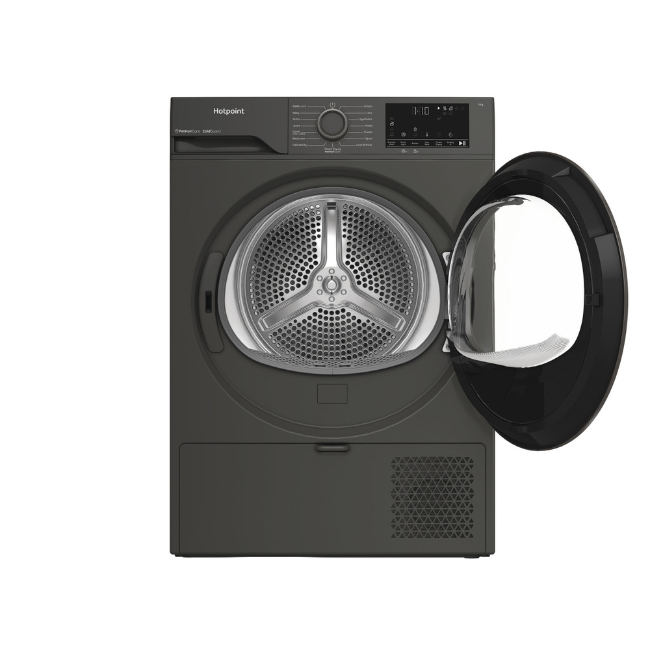 Hotpoint Freestanding Heat Pump Tumble Dryer - Graphite | HHDD90GGIRE - Image 2