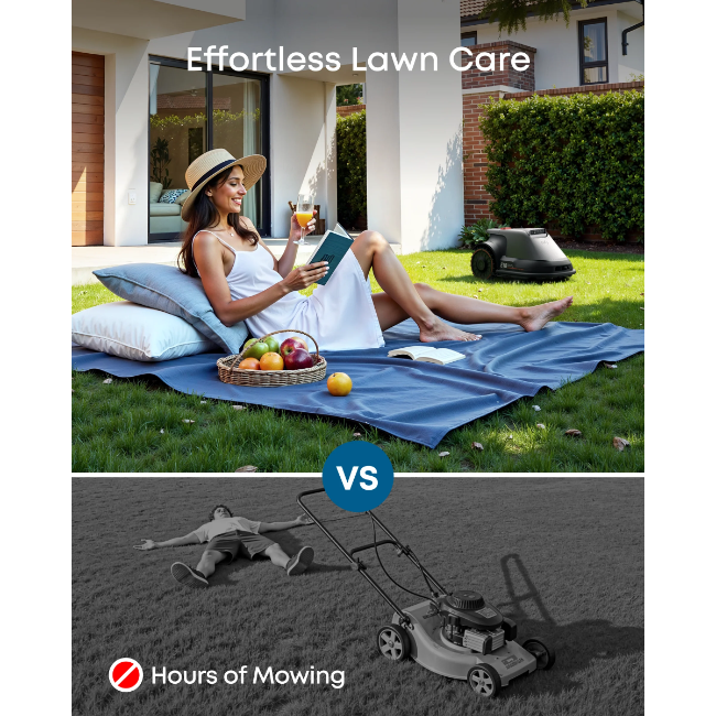 Eufy E18 Robot Lawn Mower - Grey and Black | T28012A1 - Image 4