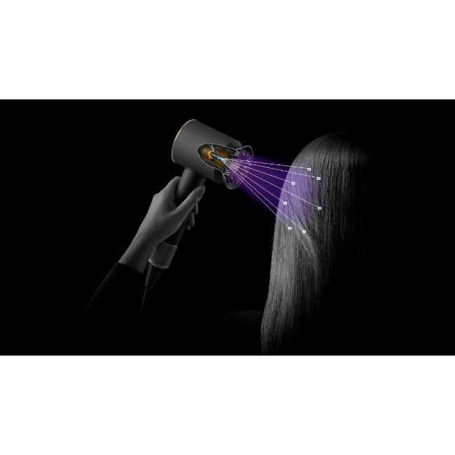 Dyson Supersonic Nural™ hair dryer (Straight + Wavy) - Amber silk | 143647-01 - Image 3