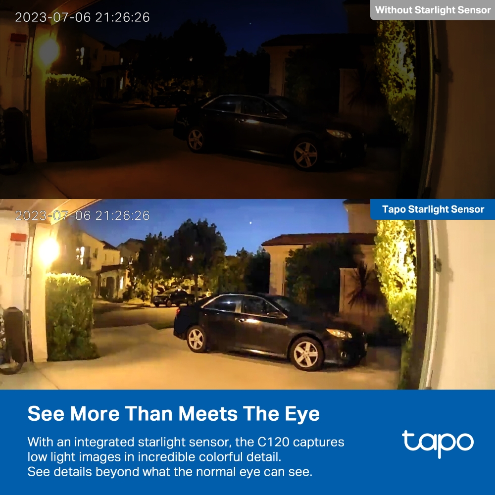 Tplink Tapo In/out Fixed Security Camera | TAPOC120 - Image 7