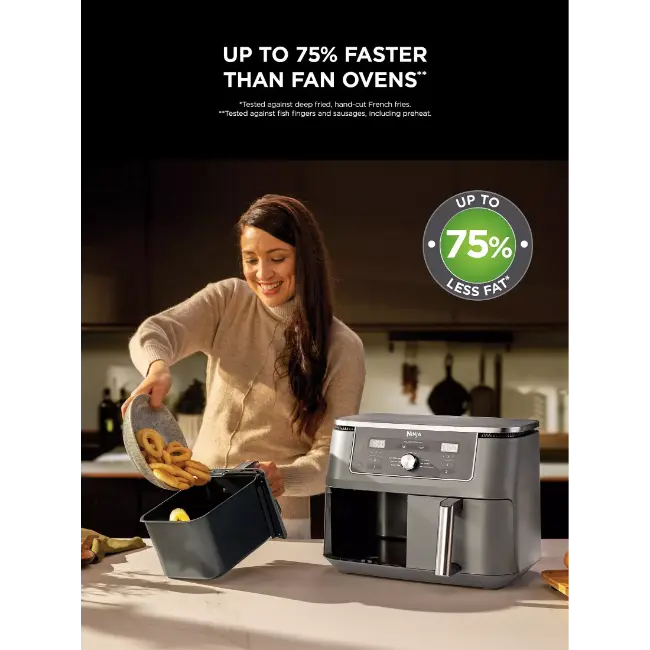 Ninja MAX 6-in-1 Dual Zone Air Fryer | 9.5L | DZ400UK - Image 7