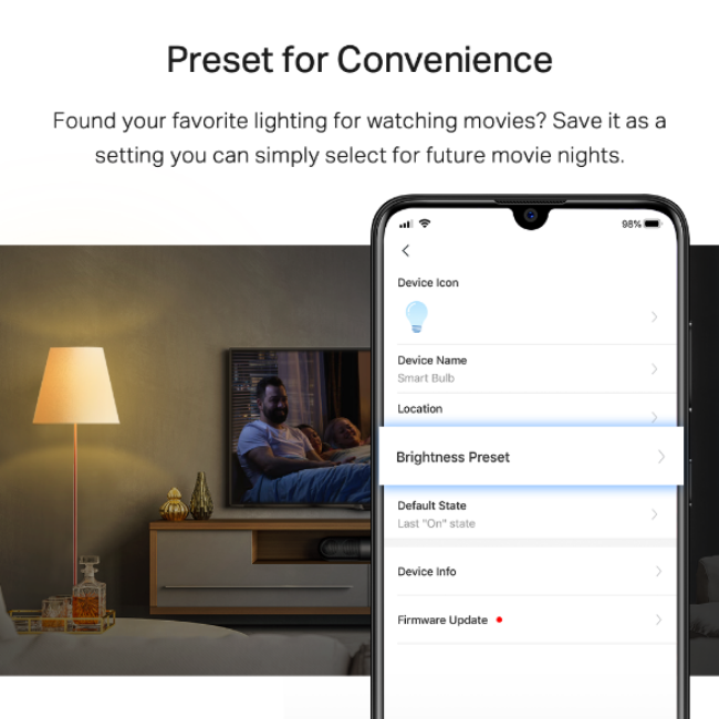 Tapo Smart Wi-Fi Light Bulb, Dimmable | TAPO-L510B - Image 2