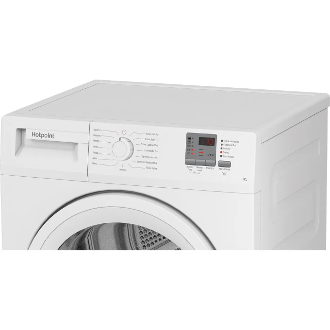 Hotpoint Condenser Dryer 8kg - White | CHDC82WWGDUK - Image 6