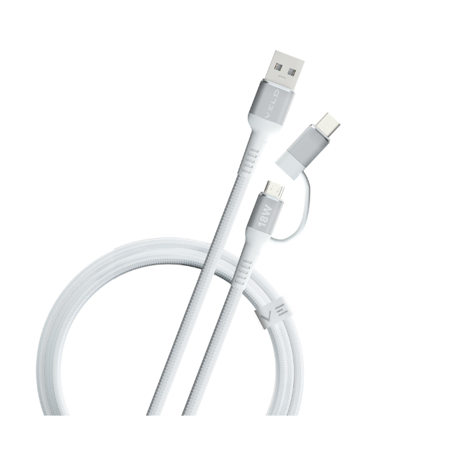 VELD Super Fast Charging Cable 18W USB-C to Micro USB | VUCM1 - Image 3