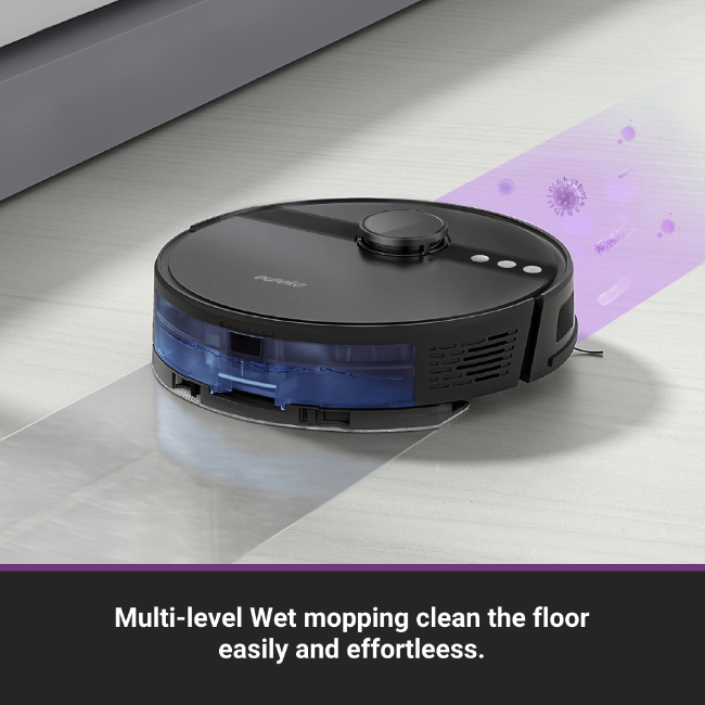 Eureka N6 Plus Robot Vac & Docking Station - Black & Grey | SNERN6PLUSBK - Image 5