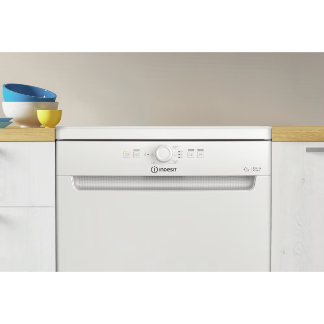 Indesit Freestanding 14 Place Dishwasher - White | D2FHK26 - Image 4