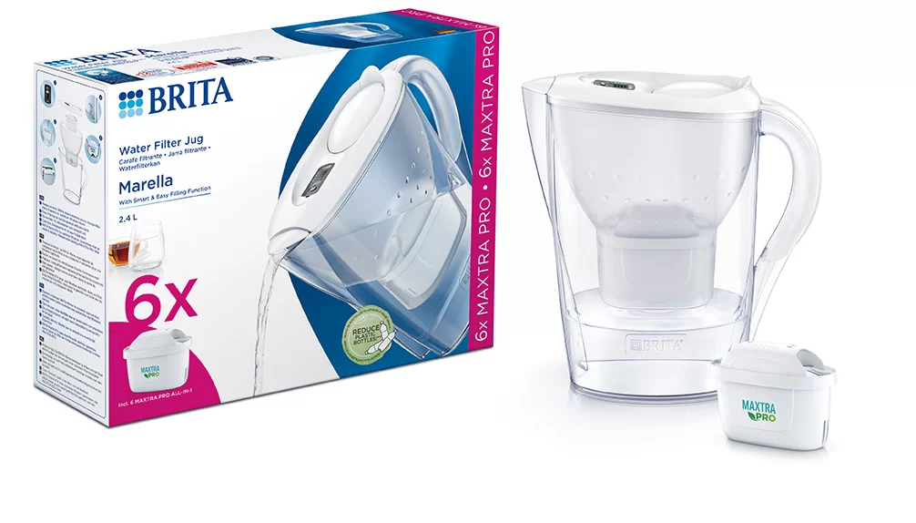 Brita Marella White Jug +6 Maxtra Pro | S1051132 Brita Marella White Jug +6 Maxtra Pro | S1051132