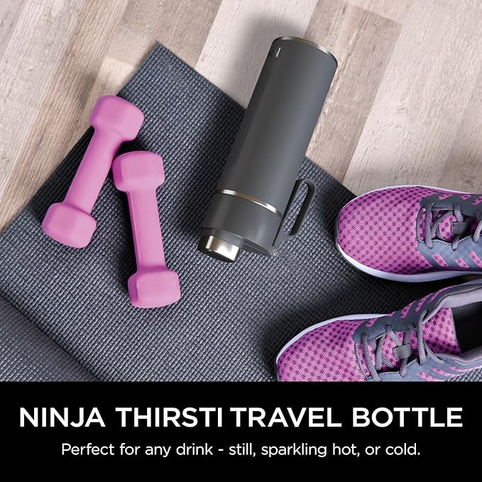 Ninja Thirsti 700ml Travel Bottle - Grey | DW2401EUUKGY - Image 2