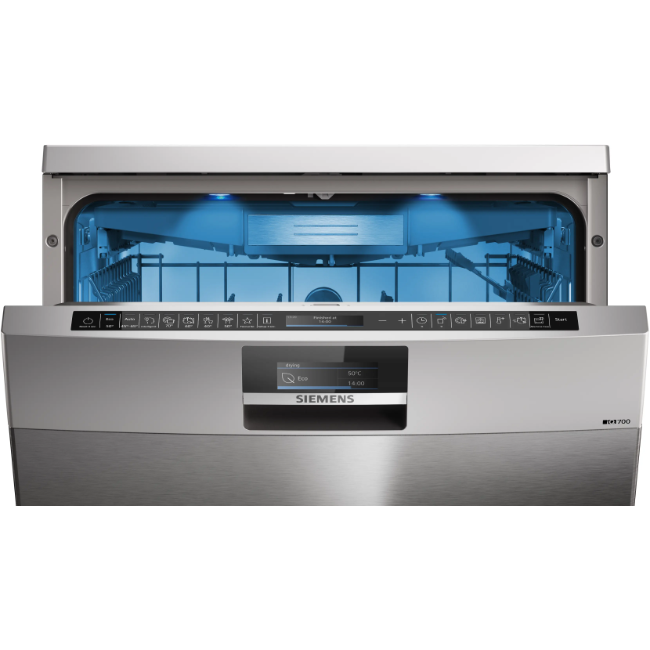 Siemens IQ700 Free-Standing Dishwasher 14pl - Brushed Steel | SN27TI02CE - Image 2