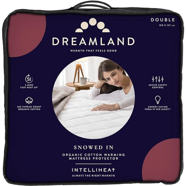 Dreamland Organic Cotton Electric Blanket - Double with Single Control | 16887D - Image 5