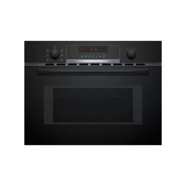 Bosch Serie 4 Built-in Compact 45cm Microwave Combination Oven Black | CMA583MB0B Bosch Serie 4 Built-in Compact 45cm Microwave Combination Oven Black | CMA583MB0B