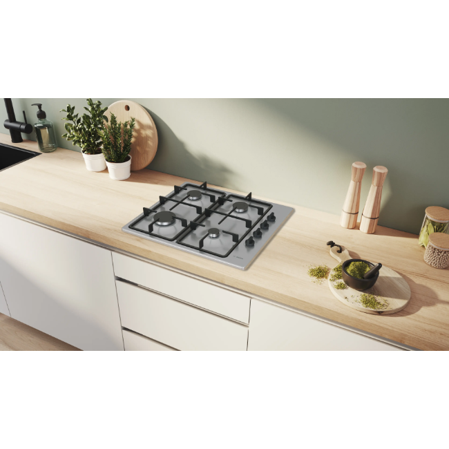 Bosch Series 2 Gas Hob 60 cm - Stainless steel | PBP6B5K60 - Image 5