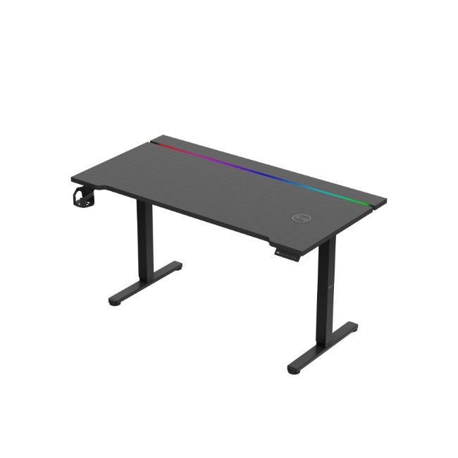 Huzaro Hero 8.7 RGB LED Electric Gaming Desk - Black | HERO8.7-RGB - Image 6