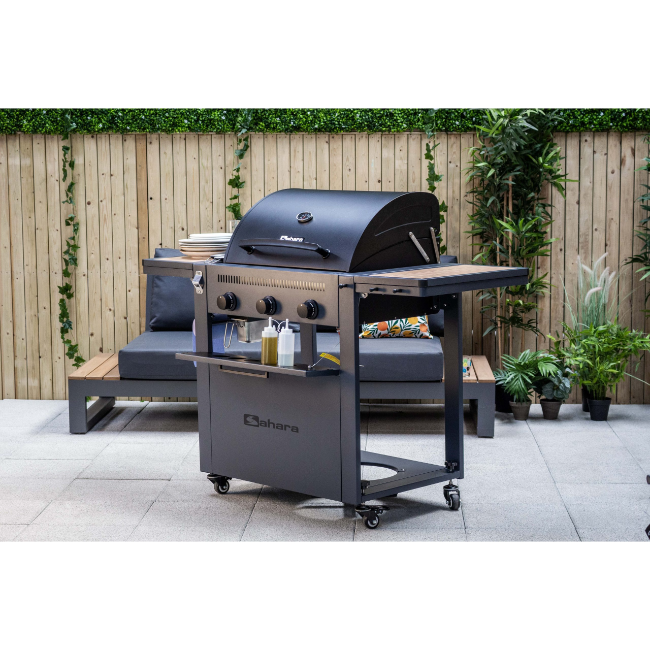Sahara Griddle & Roast Gas BBQ - Grey | GRDLIR - Image 4