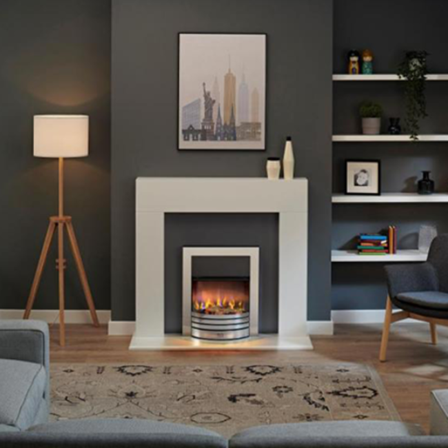 Dimplex Torridon Chrome Optiflame 3D Electric Inset Fire | 2kW | TRR20CH  - Image 2