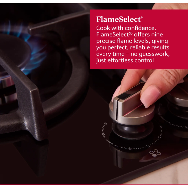 Neff N70 Gas Hob 75cm 5 Burner - Black | T27CIQ8S0 - Image 6