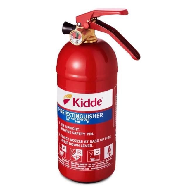Kidde Multi Purpose Fire Extinguisher - Red | FSK1K9 - Image 1
