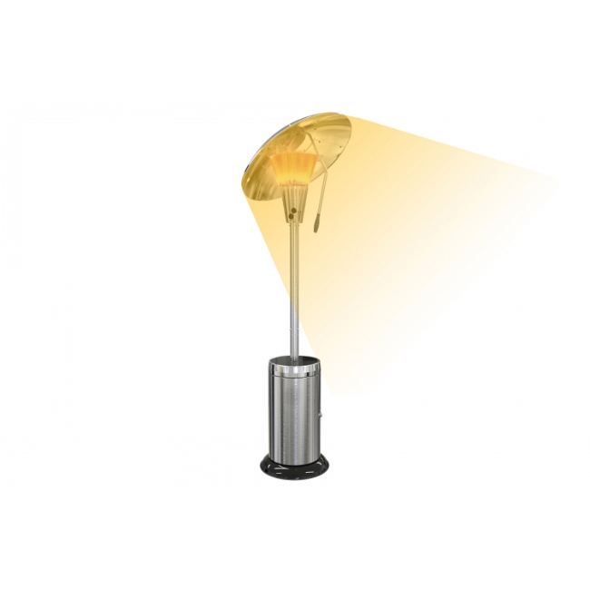 Sahara 13kW Heat Focus Gas Patio Heater Stainless Steel | X13IR-SS - Image 5