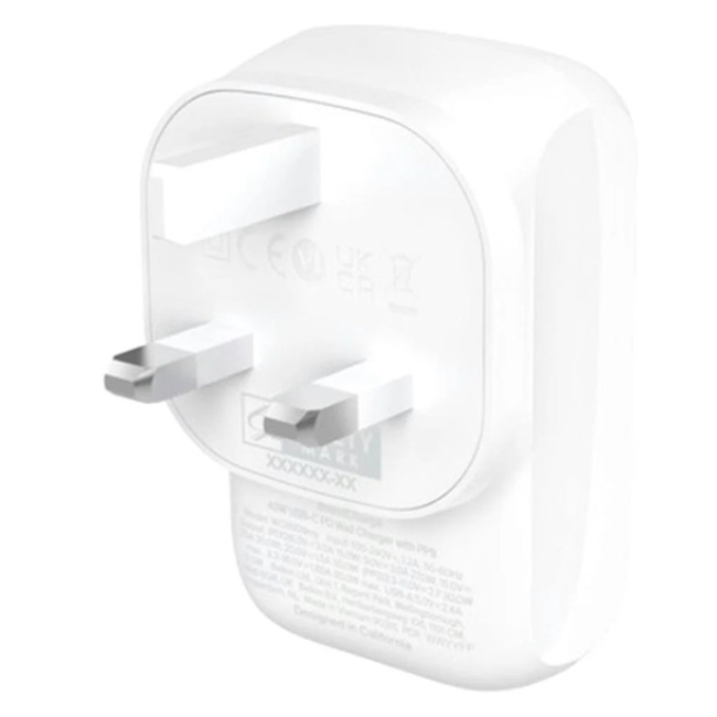 Belkin Boost Charge Dual Wall Charger 42W | WCB009MYWH - Image 3