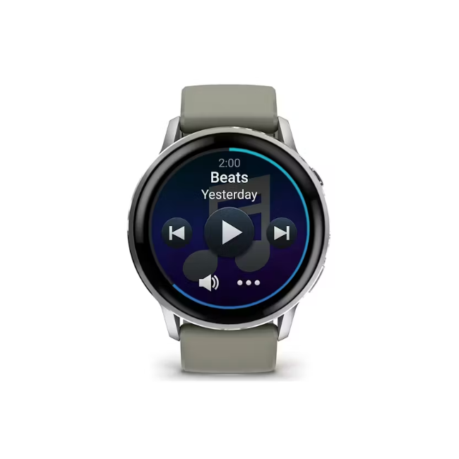 Garmin Venu 4 (45mm) - Silver with Silver Grey Silicone Band | 010-03014-01 - Image 3