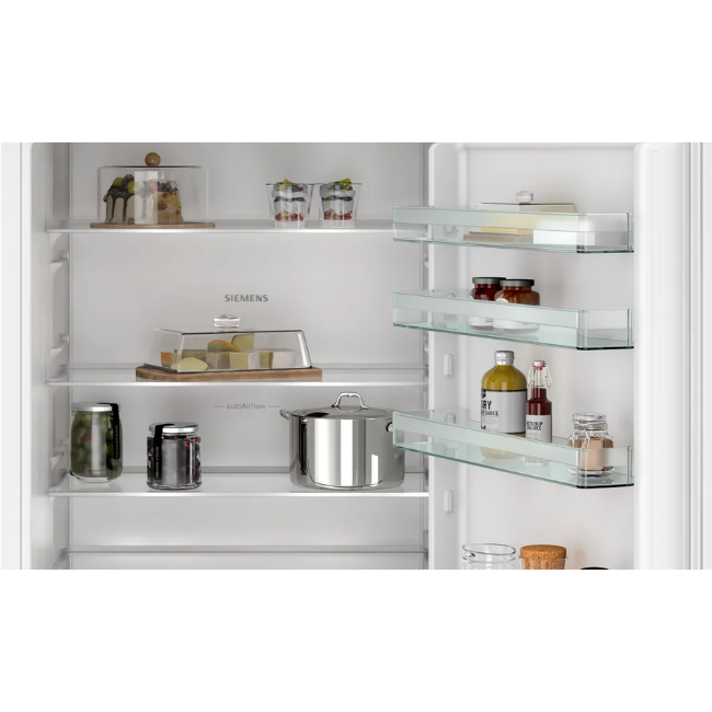 Siemens IQ100 Built-in Fridge-Freezer Sliding Hinge - White | KB96NNSEO - Image 4