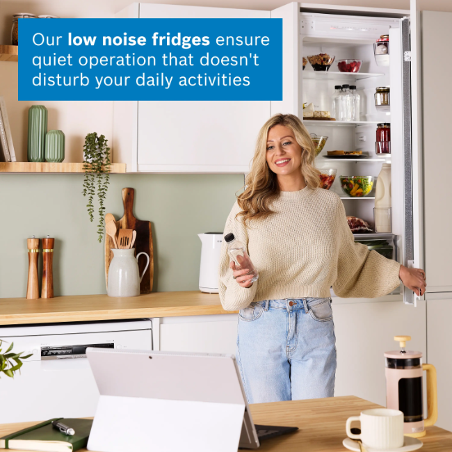 Bosch Series 2 Built In Fridge-Freezer - White | KBN96NSE1G - Image 11