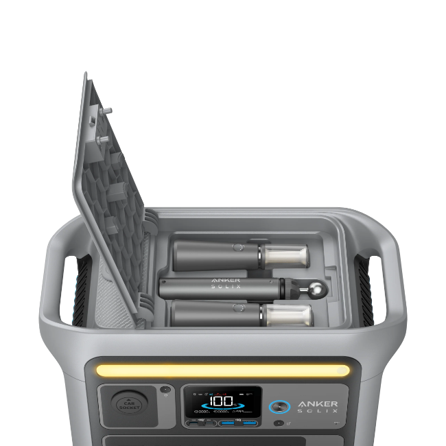 Anker SOLIX C800 Plus Portable Power Station - Grey/Black | A1755211 - Image 5