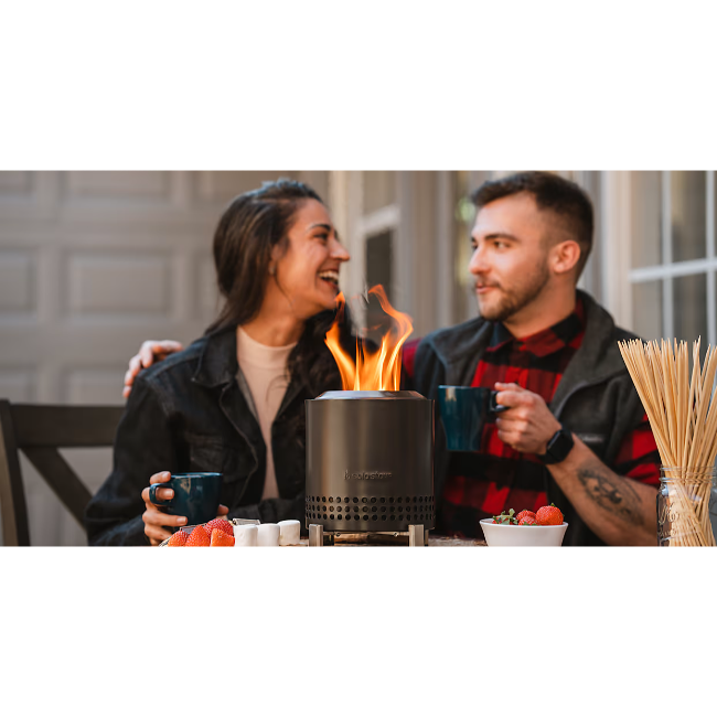 Solo Mesa Xl Table-top Smokeless Fire Pit - Ash Black | MESAXL-ASH - Image 4