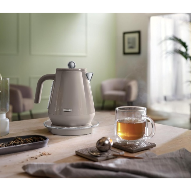 DeLonghi Eclettica Special Tea Kettle | Beige | KBY3011.BG - Image 6