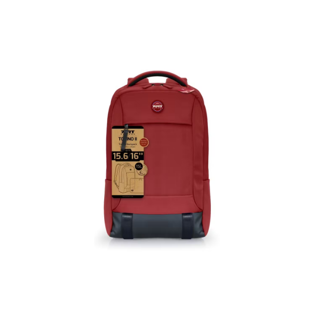 Port Design Torino II 15.6" - 16" Backpack - Red | 140424 - Image 2