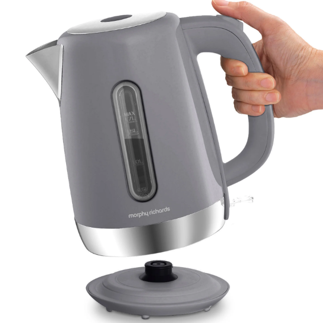 Morphy Richards Equip Kettle | 1.7L | Grey | 102787 - Image 2