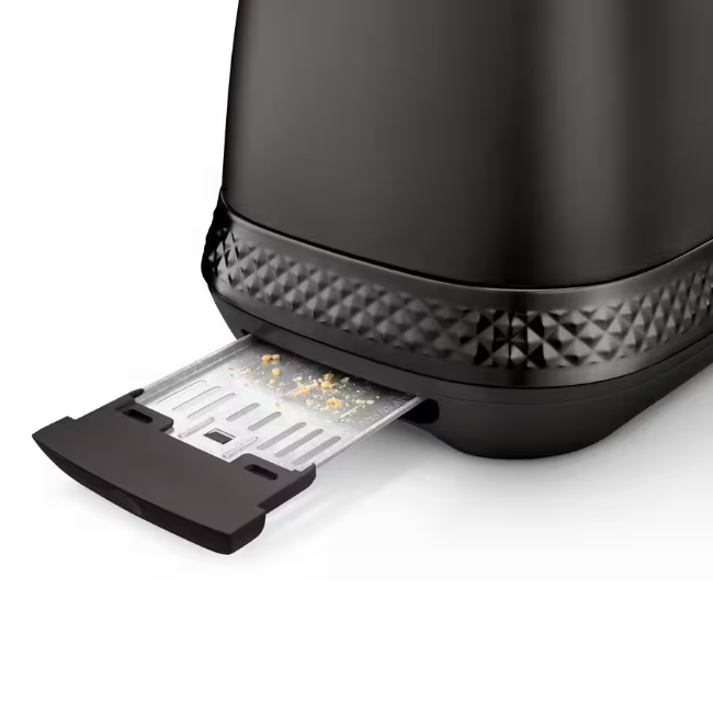 DeLonghi Diadema 2 Slice Toaster | Long Slots | Onyx Black | CTV3003.BK - Image 5